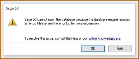 How to Resolve the Error Sage 50 cannot Open
