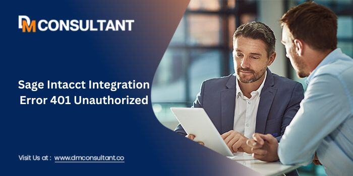 Sage Intacct Integration Error 401 Unauthorized